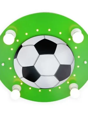 Omezená Nabídka Stropní světlo Fotbal, 4 zdroje tmavozelená-bílá