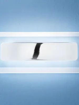 Oblíbený LED nástěnné světlo Antille chrom 31,4 cm