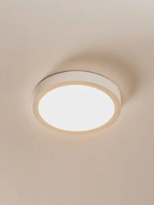 LED stropní svítidlo Vika, kulaté, bílá, Ø 18cm Vysoce Kvalitní
