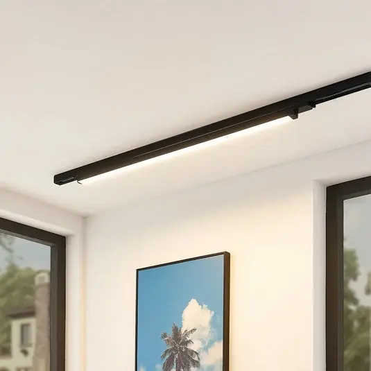 Arcchio LED lištové svítidlo Harlow, černé, 109 cm, 3 000 K Sleva
