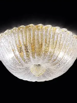 Stropní světlo Budino zlaté čiré 30 cm Nejlepší Cena