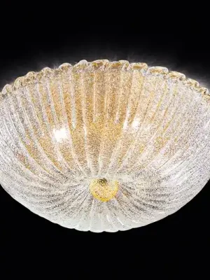 Cenově Výhodný Stropní světlo Budino zlaté čiré 50 cm