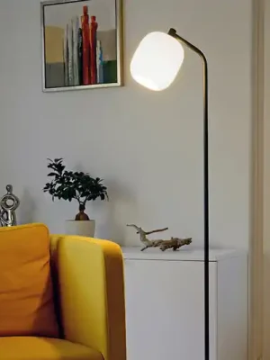 Casablanca Murea stojací lampa, zahnutý stojan Cenová Bomba