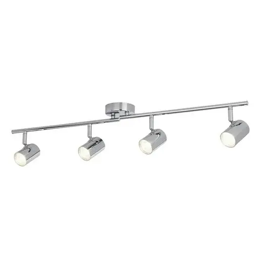 Nová Kolekce Rollo LED stropní svítidlo, čtyři zdroje, chrom