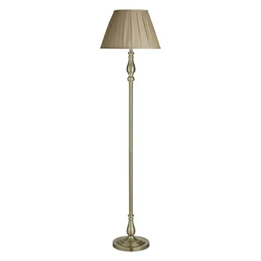 Stojací lampa Flemish se skládaným stínidlem Objednat Nyní