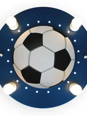 Stropní světlo Fotbal čtyři zdroje tmavomodro-bílá Přímo Od Výrobce