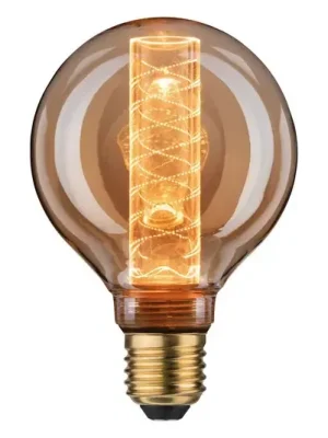 Skleněná LED žárovka E27 4W G95 Inner Glow spirálový vzor Rychlé Dodání