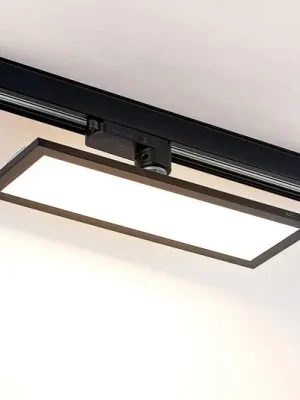 Arcchio Hairis 3-fázový LED panel, 30 cm, černý, 3000 K Finální Výprodej
