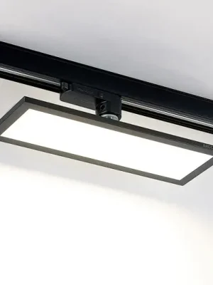Arcchio Hairis 3-fázový LED panel, 30 cm, černý, 4000 K Expresní Doručení