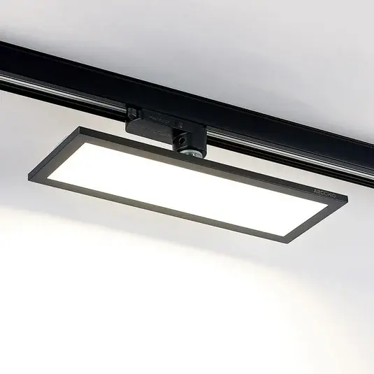 Arcchio Hairis 3-fázový LED panel, 30 cm, černý, 4000 K Expresní Doručení