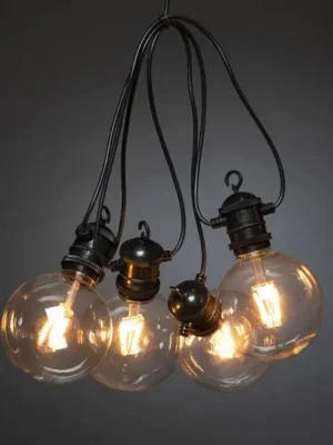 24V systém pivní zahradní řetěz Globe base, 10 zásuvek. Omezená Nabídka