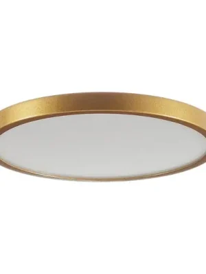 Oblíbený LED stropní světlo Vika, kulaté, zlatá mat, Ø 30cm