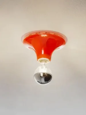 Poslední Šance Designové stropní svítidlo Artemide Teti, transparentní oranžová barva