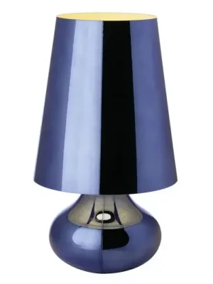 Kartell Cindy LED stolní lampa, modrá metalíza Expresní Doručení