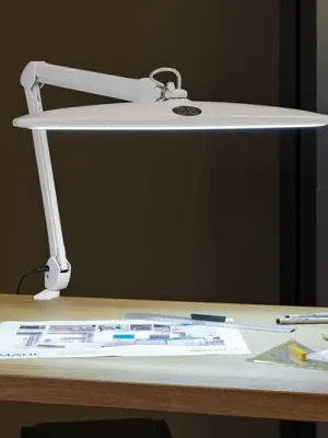 LED svítidlo MAULwork, bílé, výška 50 cm, stmívatelné Sezónní Sleva
