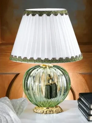 Stolní lampa Maureen s Muránským sklem Bezpečná Platba