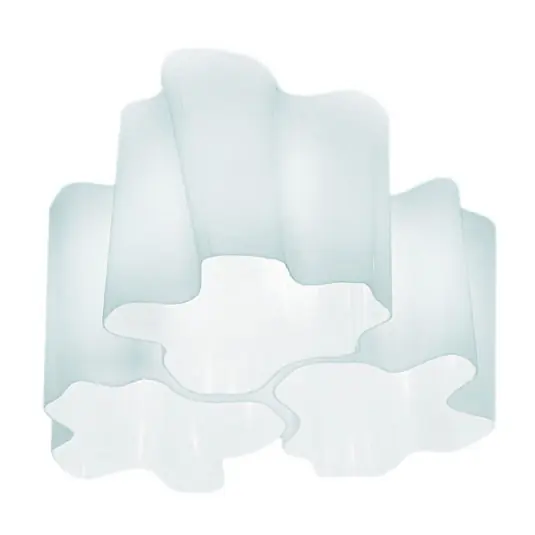 Cenová Bomba Stropní světlo Artemide Logico, 3 ramena, 120°, 45x45 cm