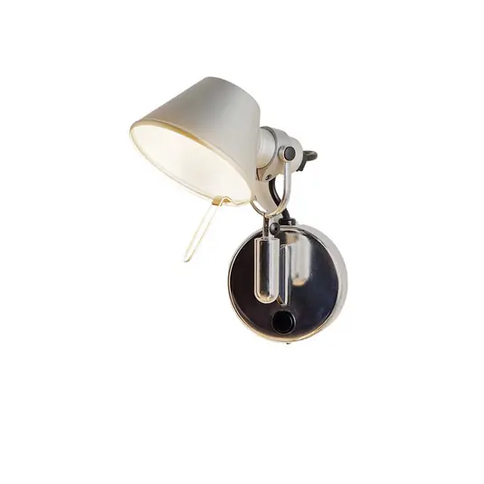 Artemide Tolomeo Micro Faretto LED nástěnné světlo, 3 000 K, šedé Značkový
