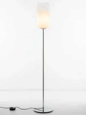 Nakupujte Hned Stojací lampa Artemide Gople bílá/stříbrná