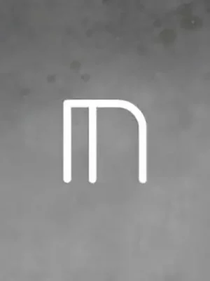 Jen Po Omezenou Doba Artemide Abeceda světla nástěnné velké písmeno M