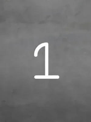 Nová Kolekce Artemide Alphabet of Light nástěnné světlo číslo 1
