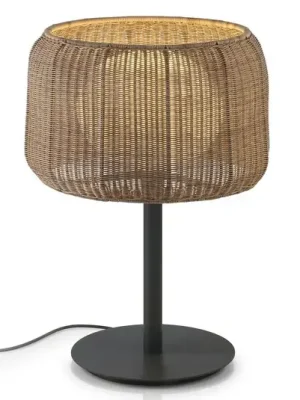 Rychlé Dodání Bover Fora M - venkovní stolní lampa, grafit-hnědá