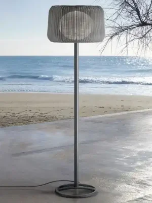 Akční Nabídka Bover Fora P venkovní stojací lampa, grafit-hnědá