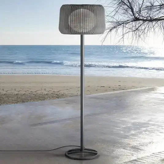 Akční Nabídka Bover Fora P venkovní stojací lampa, grafit-hnědá