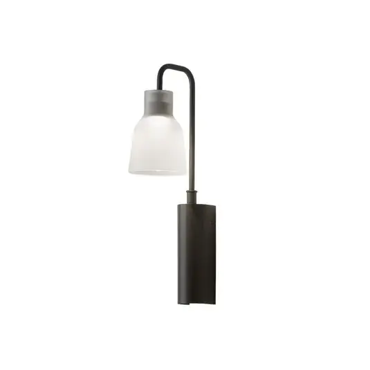 Aktuální Nástěnné svítidlo LED Bover Drip A/02, černá/matná bílá