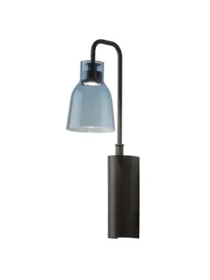 Nástěnné svítidlo LED Bover Drip A/02, černá/modrá Cenový Hit