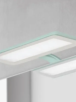 Akce LED osvětlení zrcadla Nikita, akvamarín/šedá