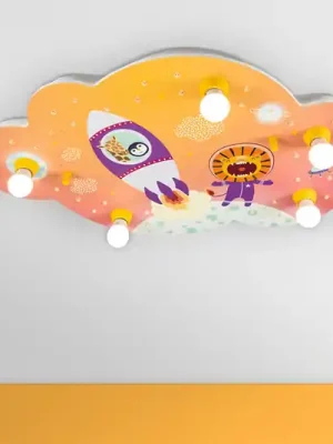 Stropní světelný obraz mrak Escape, oranžová Cenová Bomba