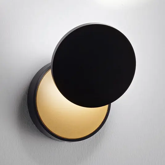 LED nástěnné světlo Ara, čtecí spot, černá-zlatá Časově Omezené