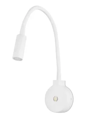 Nástěnné svítidlo Pixie LED s ohebným ramenem, bílé Rychlé Dodání