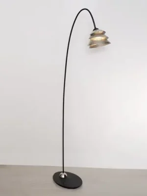 Stojací lampa Snail One stříbrnohnědá Novinka