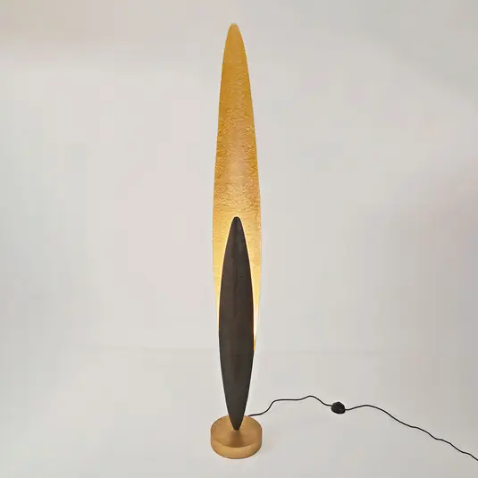 Kup Teď Stojací lampa Lingua, zlatá