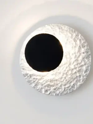 LED nástěnné světlo Infinity ve stříbrné, Ø 26 cm Jen Po Omezenou Doba