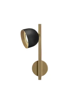 Nástěnné svítidlo LED Dome, jedno světlo, bílé Nová Kolekce