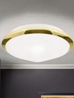 Autentický Stropní světlo Corella mosaz 26 cm