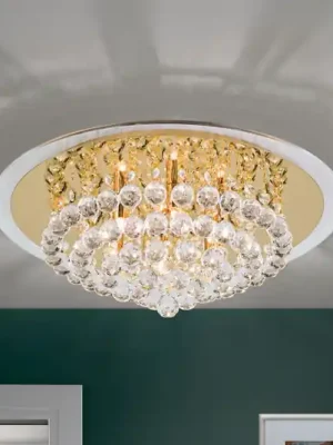 Cenový Hit Výrazné křišťálové stropní světlo TUILA 50 cm