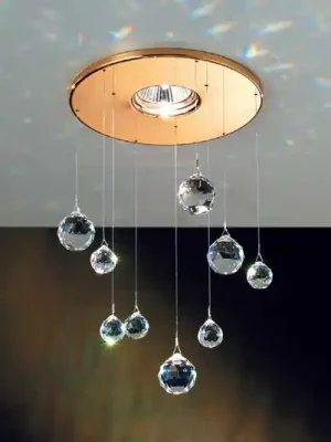 Víkendová Akce Zapuštěné světlo Feng Shui s prvky Swarovski zlato