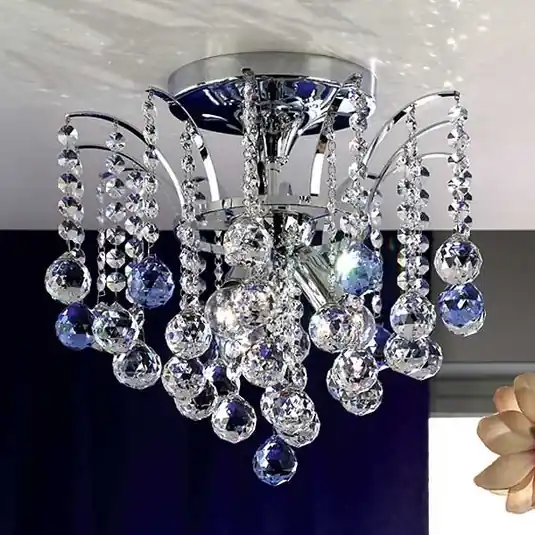Třpytivé křišťálové stropní světlo LENNARDA, 42 cm Vysoce Kvalitní