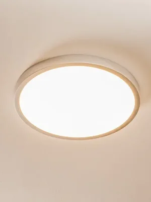 LED stropní světlo Vika, kulaté, titan mat, Ø 30cm Poslední Šance