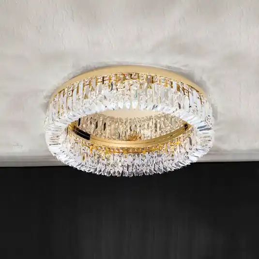 Nová Kolekce Křišťálové stropní svítidlo Ring - 59 cm