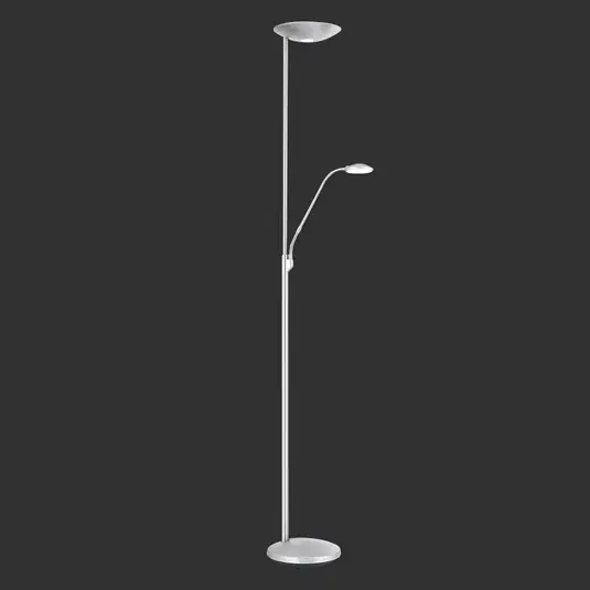 Stropní LED reflektor Cobra s lampičkou na čtení nikl Nejlepší Volba