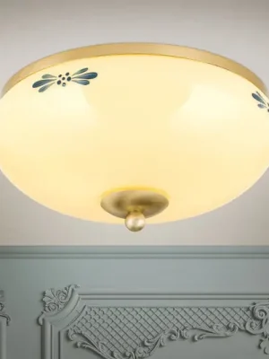 Top Prodej Stropní světlo Landhaus mosaz krémová Ø 28 cm
