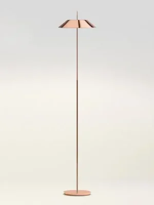 Vibia Mayfair – LED stojací lampa, lesklá měď Zlevněný