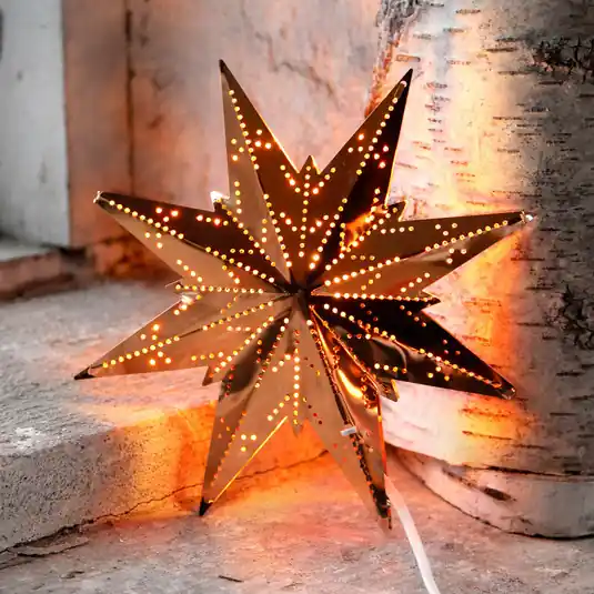 Akce Osmicípá mosazná hvězda Star Mini