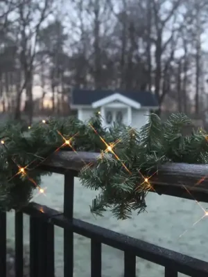 Speciální Cena LED řetěz Canadian napájený baterií 250cm