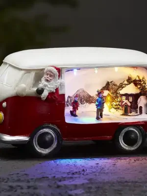 Dekorativní světlo Merryville s LED vánoční bus Značkový